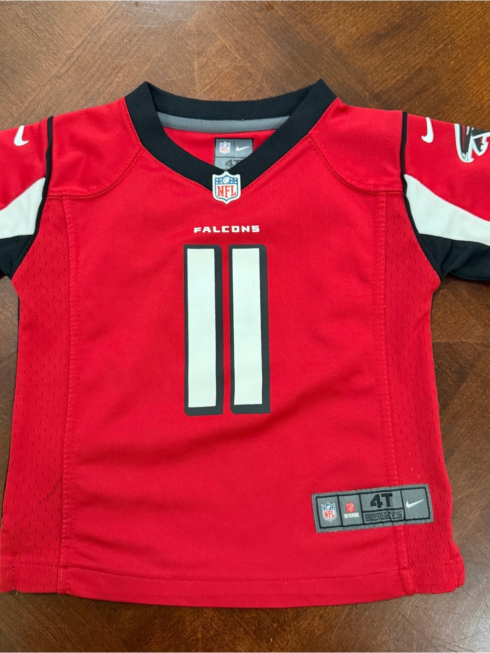 NFL Atlanta Falcons Toddler Red & Black #11 Julio Jones Jersey Sz 4T